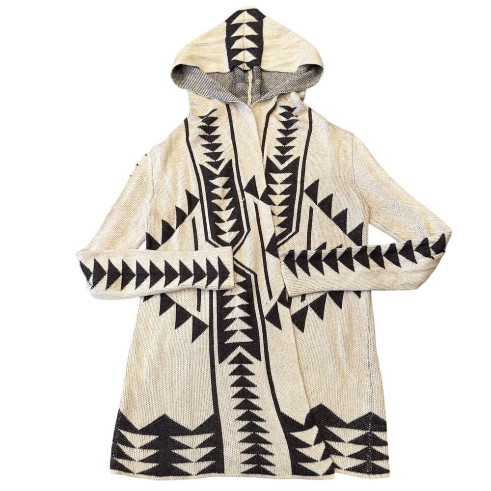 Lovestitch Geometric Aztec Open Front Cardigan Size S/M